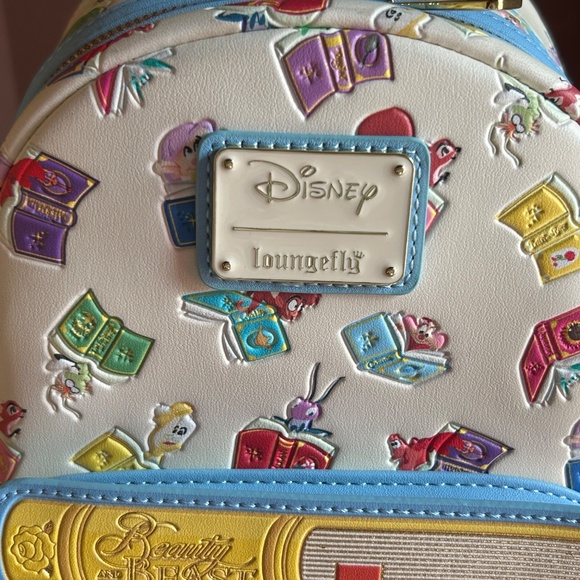 Loungefly Little Mermaid Cinderella Sleeping Beauty Storybook Mini Backpack main image 9
